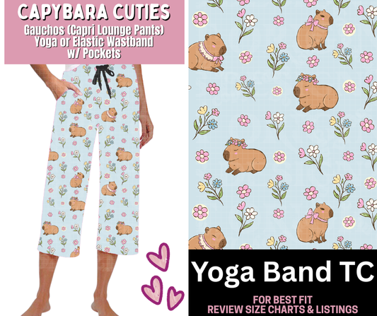 Capybara Cuties Capri Gauchos