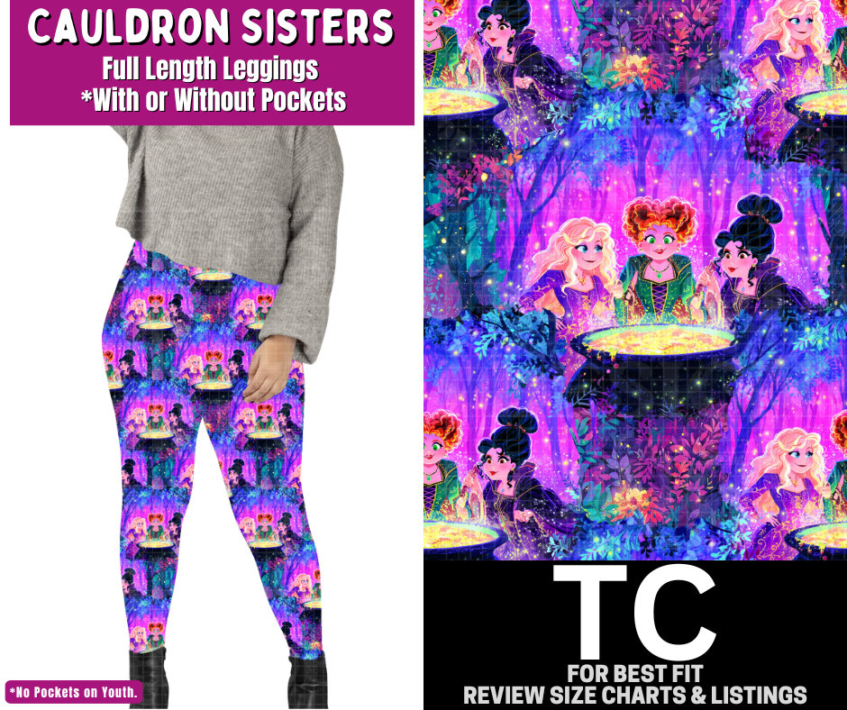 Cauldron Sisters Full Length Leggings w/ Pockets