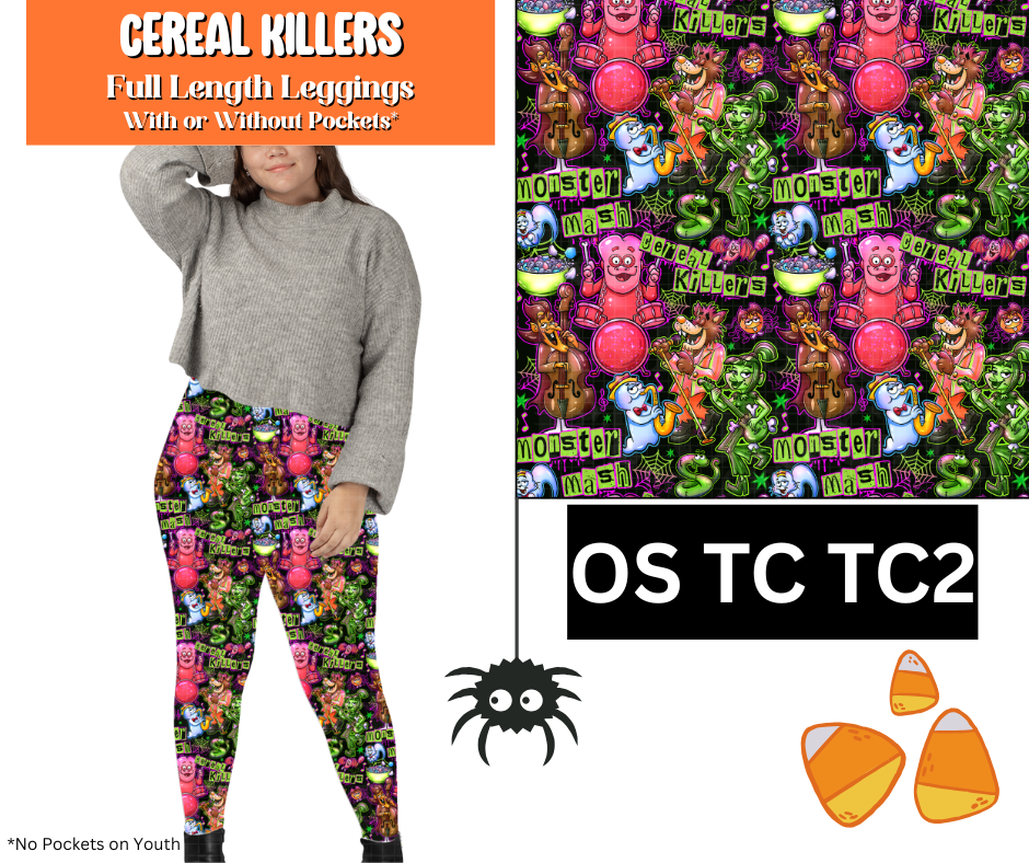 Cereal Killers Full Length Leggings w/ Pockets