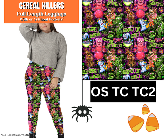 Cereal Killers Full Length Leggings w/ Pockets