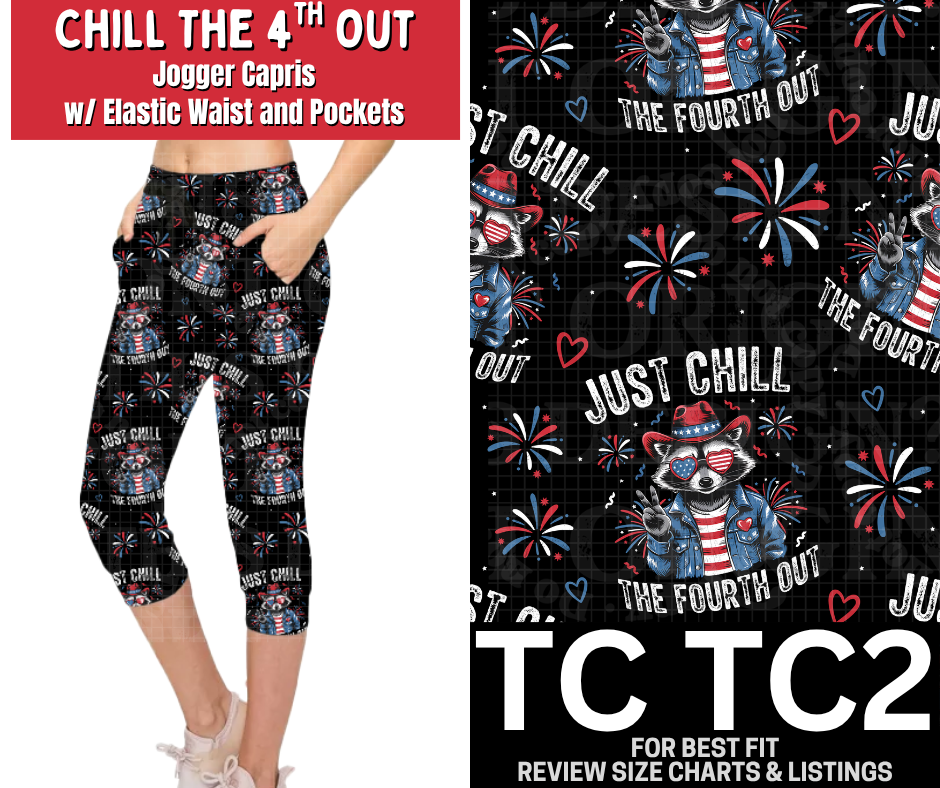 Chill The 4th Out Jogger Capri