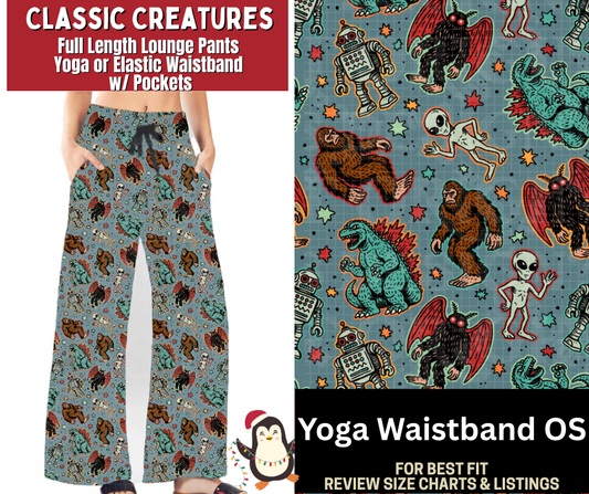 Classic Creatures Full Length Lounge Pants