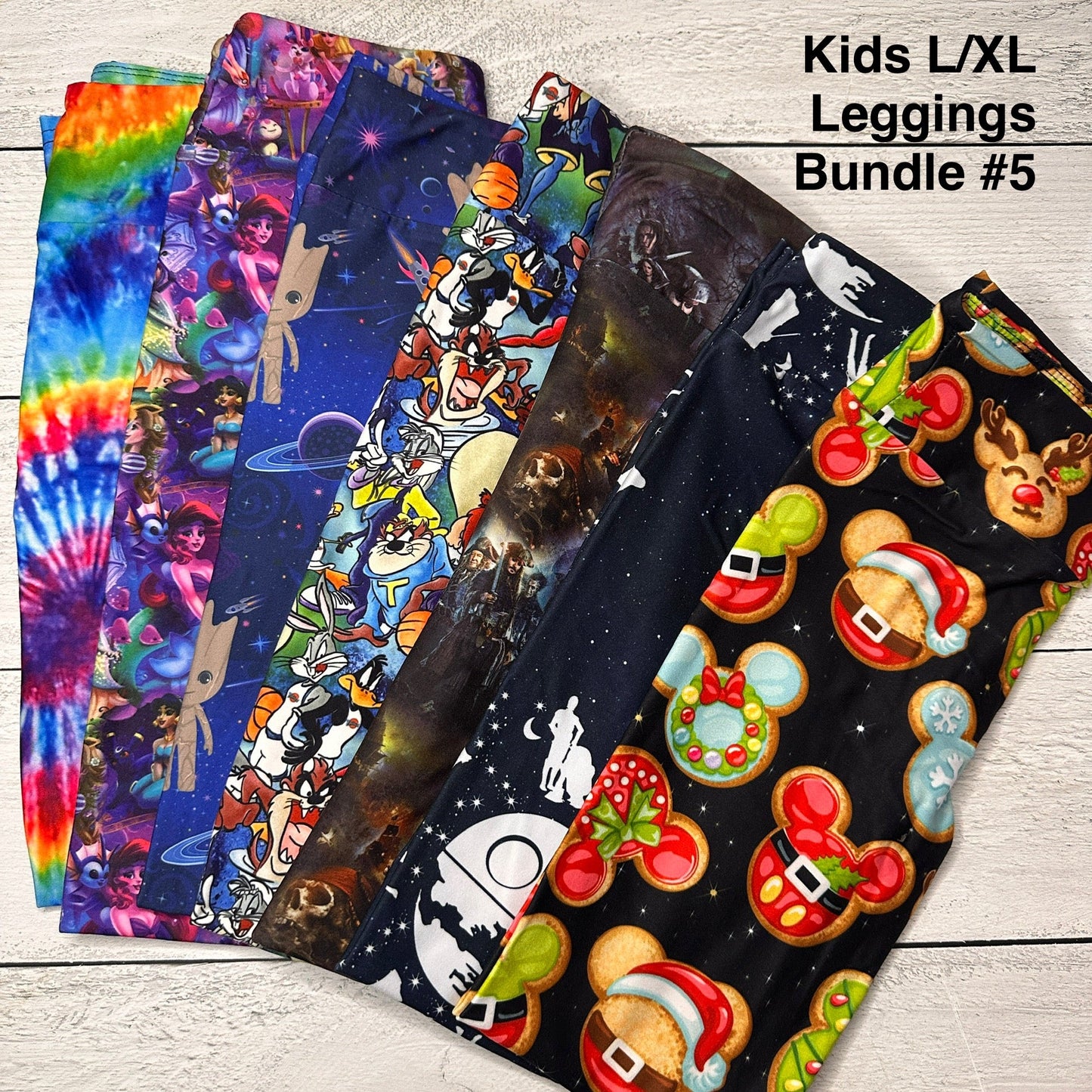 Kids L/XL Leggings Bundle - 5