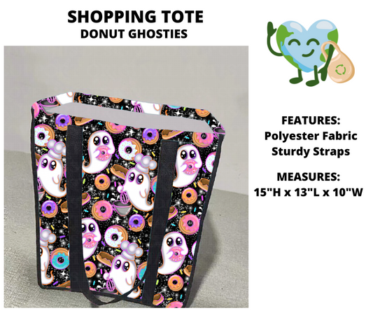 Donut Ghosties Shopping Tote