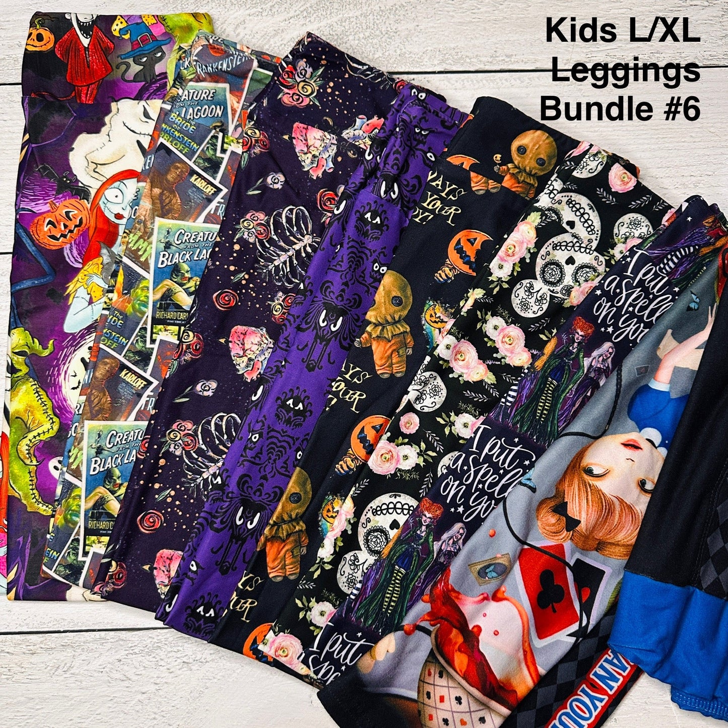 Kids L/XL Leggings Bundle - 6