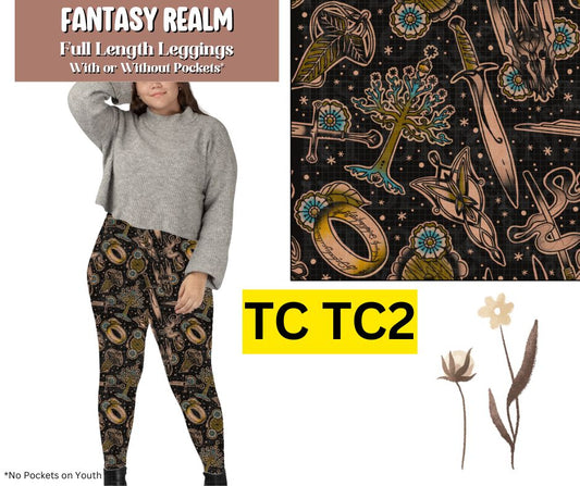 Fantasy Realm Full Length Leggings w/ Pockets