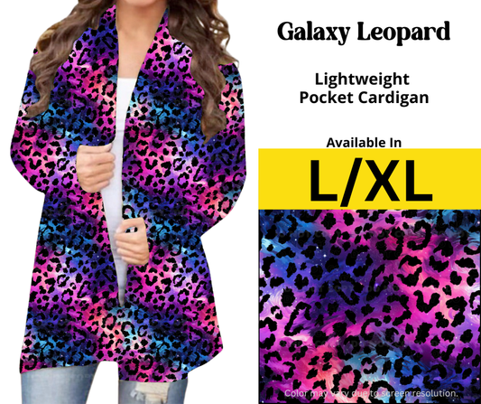 Galaxy Leopard Pocket Cardigan