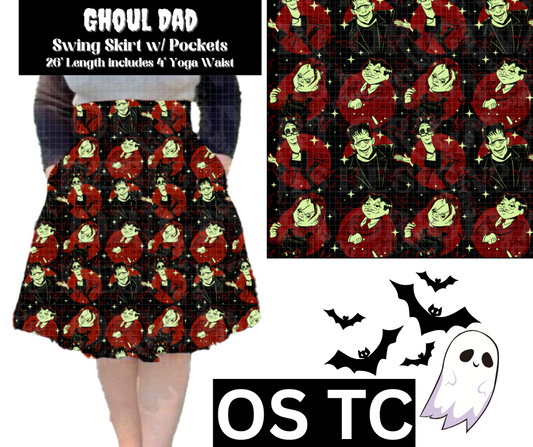 Ghoul Dad Swing Skirt
