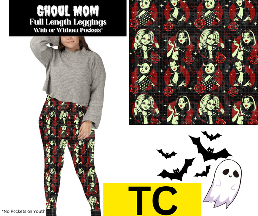 Ghoul Mom Full Length Leggings w/ Pockets