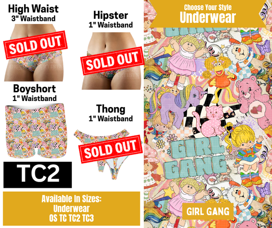 Girl Gang Boyshort Underwear