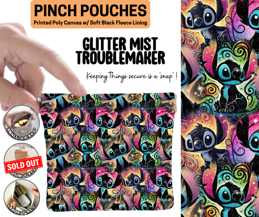 Glitter Mist Troublemaker Pinch Pouches