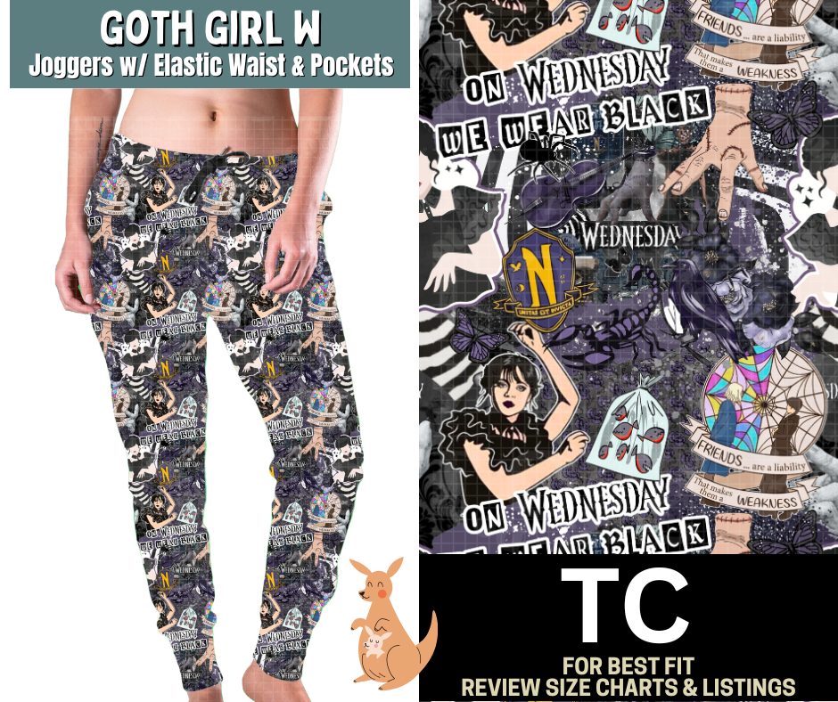 Goth Girl W Joggers