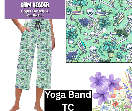 Grim Reader Capri Gauchos