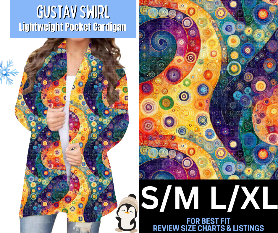 Gustav Swirl Pocket Cardigan