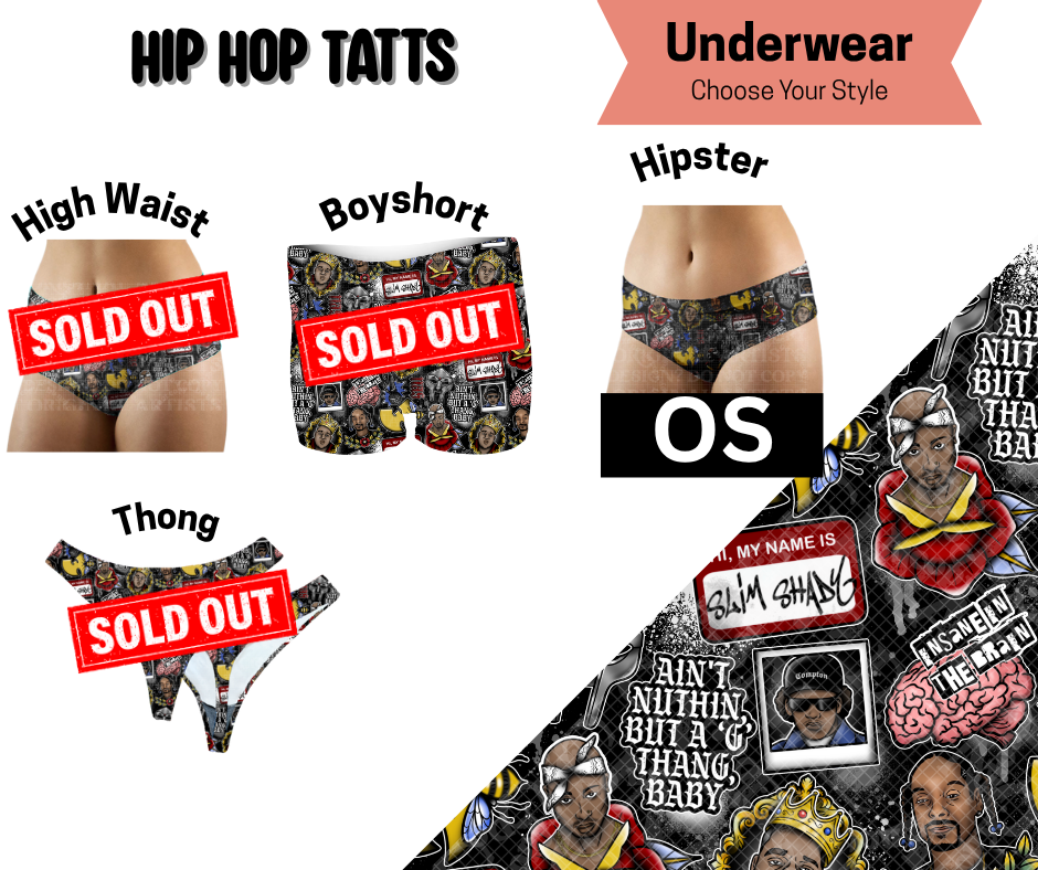 Hip Hop Tatts Hipster Underwear