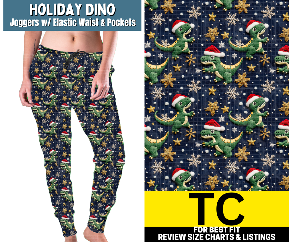 Holiday Dino Joggers