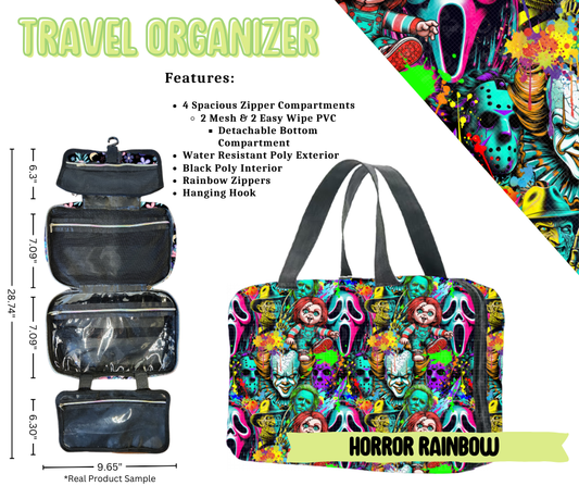 Horror Rainbow Travel Organizer