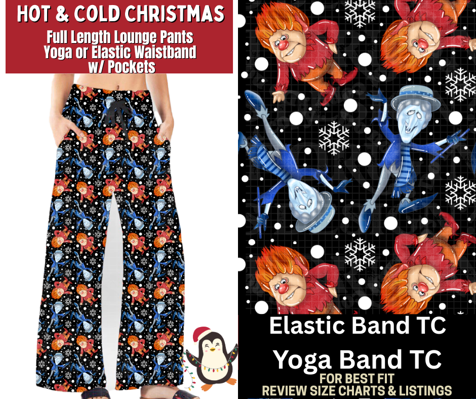 Hot & Cold Christmas Full Length Lounge Pants