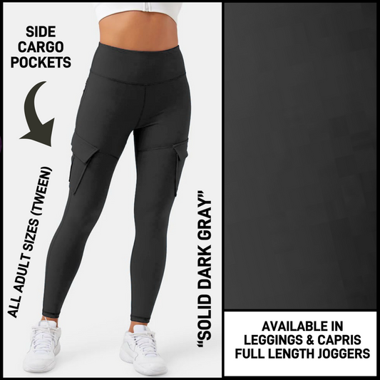 C30P - Solid Dark Gray with Cargo Pockets - Preorder Closing 1/7 ETA: Early March