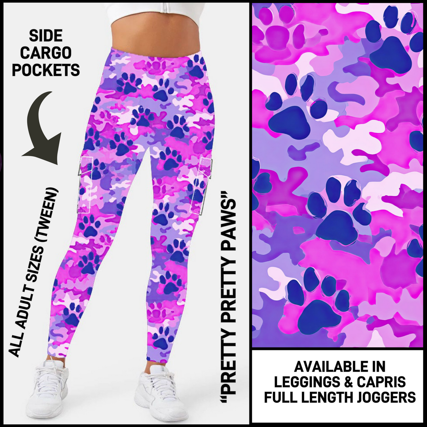 C30P - Pretty Pretty Paws with Cargo Pockets - Preorder Closing 1/7 ETA: Early March