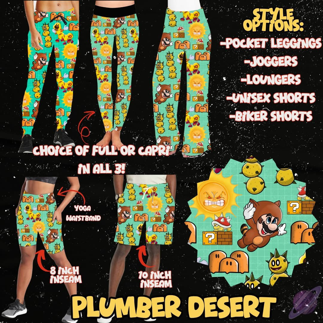 Preorder GC101 - Plumber Desert - TC Leggings
