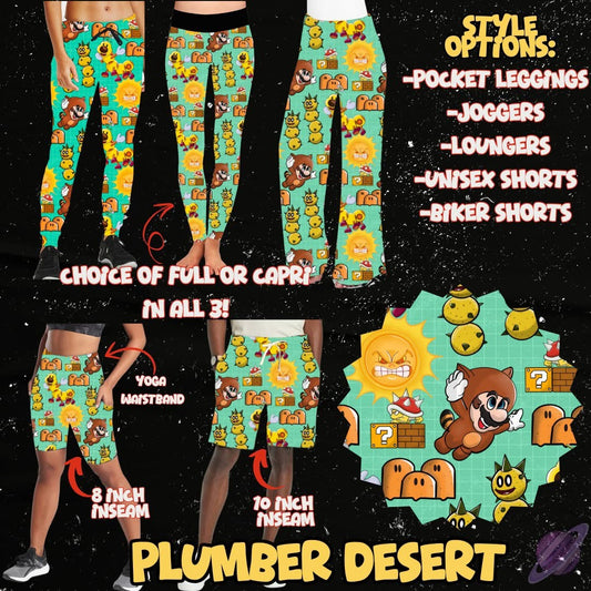 Preorder GC101 - Plumber Desert - TC Leggings