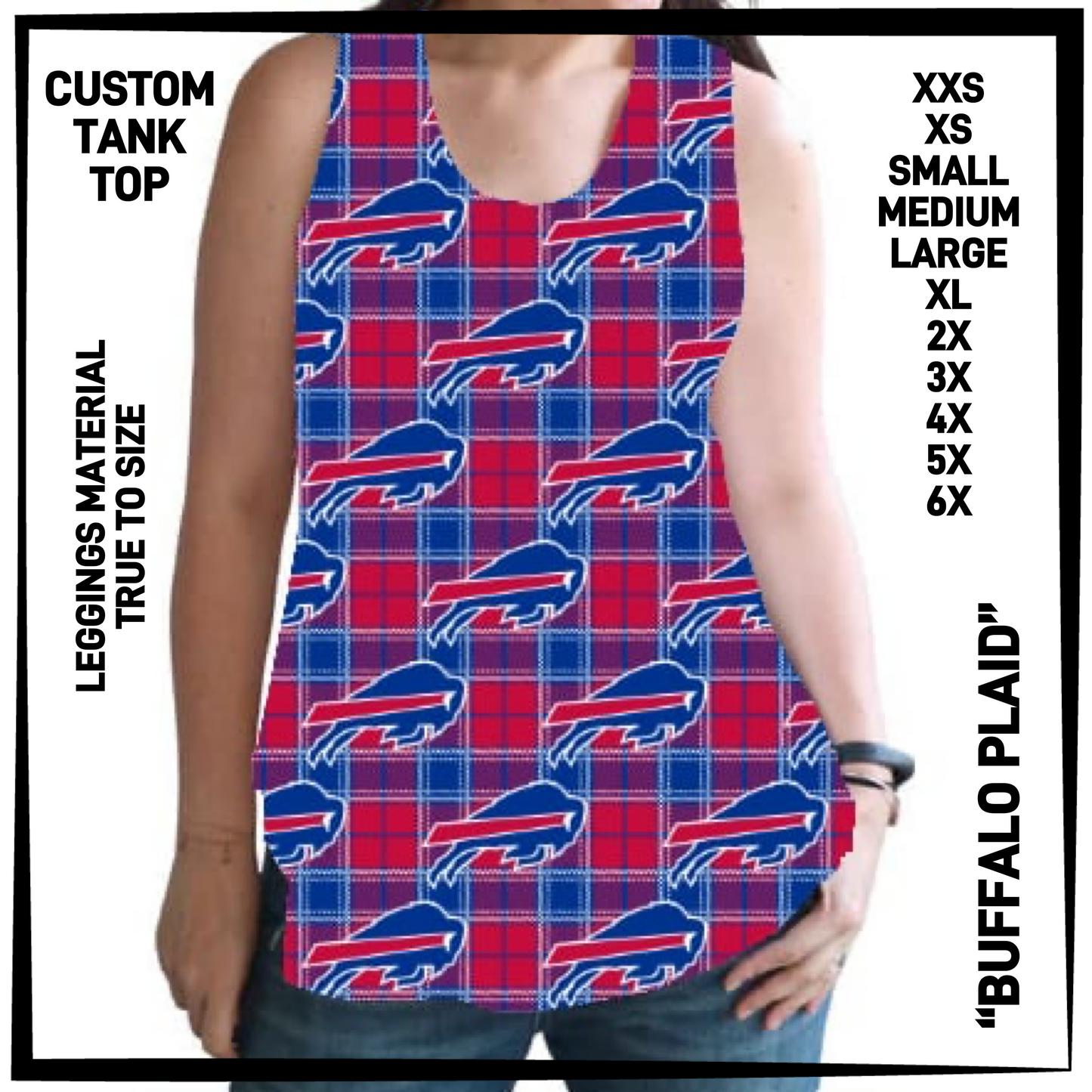 CTT1 - Buffalo Plaid Tank Top - Preorder Closing 6/23 ETA: Late Aug