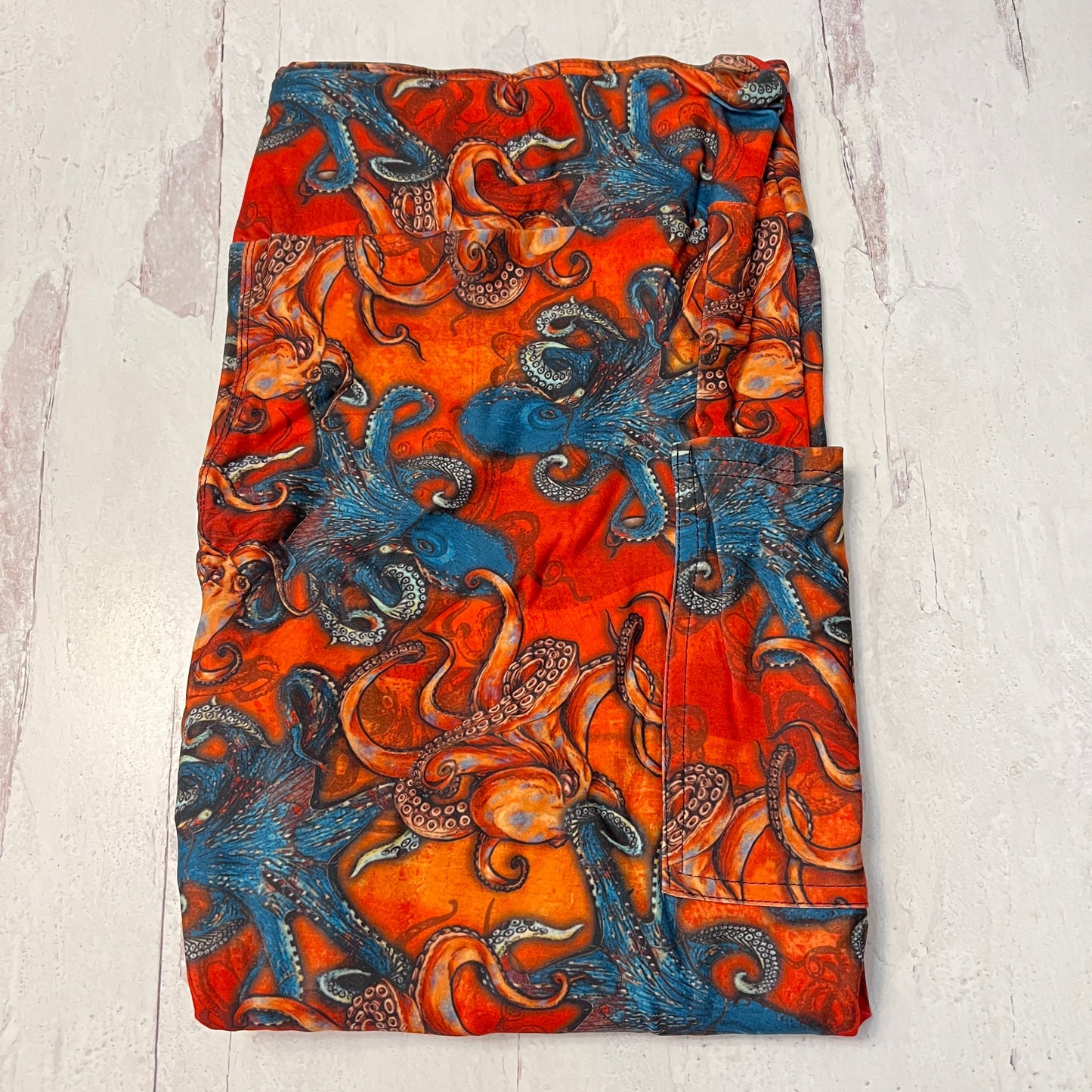 Playful Octopus - Leggings with Pockets