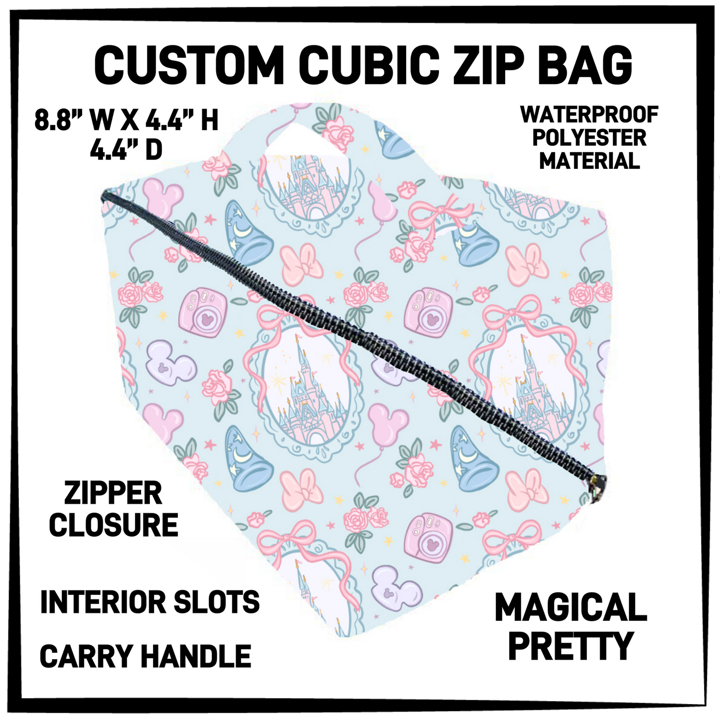 CZ1B - Magical Pretty Cubic Zip Bag - Preorder Closing 7/8 ETA: Early Sept