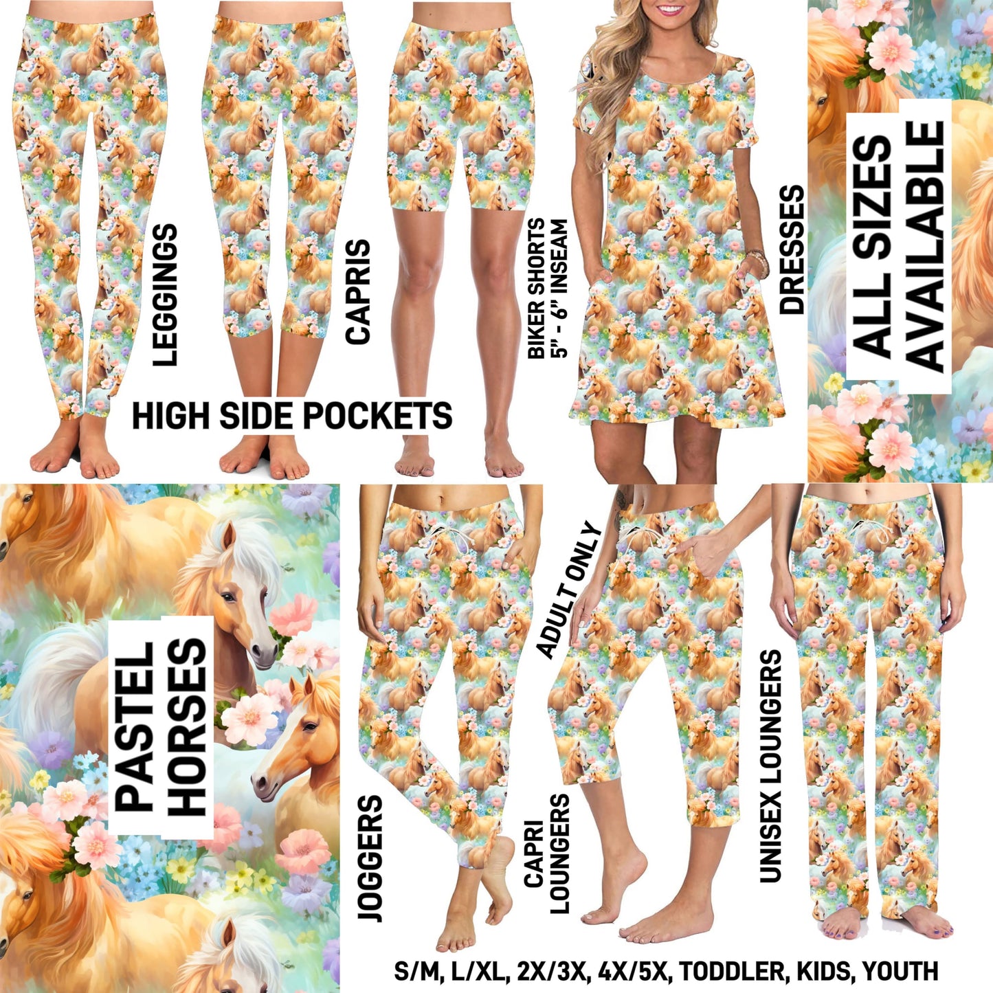 269BT - Pastel Horses - Preorder ETA: End Dec