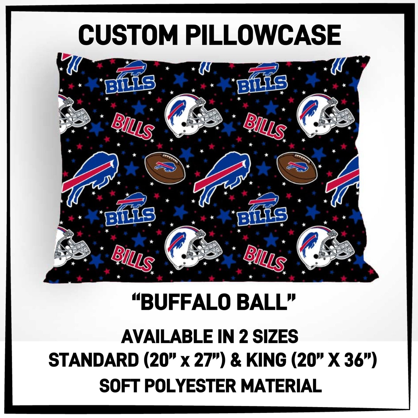 PC9S - Buffalo Ball Pillowcase - Preorder ETA: Late Dec