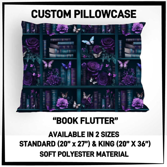 PC9S - Book Flutter Pillowcase - Preorder ETA: Late Dec