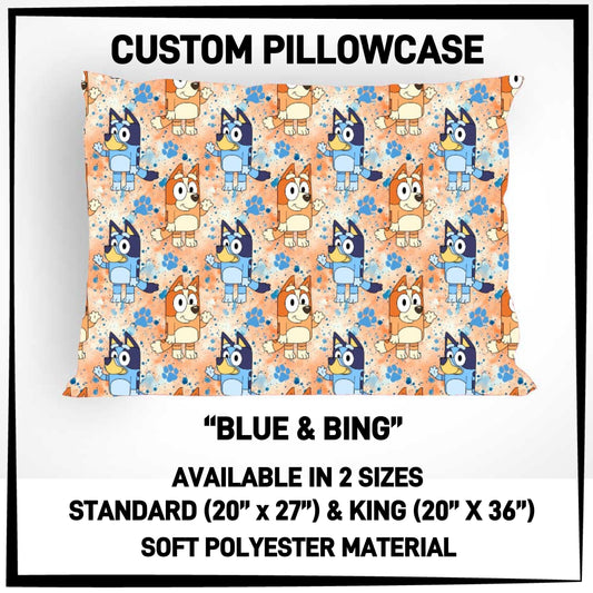 PC9S - Blue & Bing Pillowcase - Preorder ETA: Late Dec
