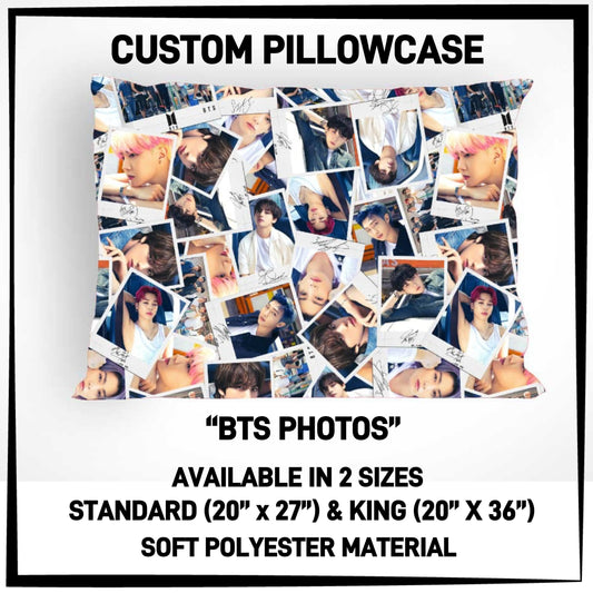 PC9S - Bts Photos Pillowcase - Preorder ETA: Late Dec