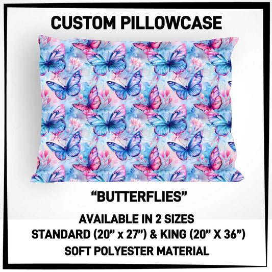 PC9S - Butterflies Pillowcase - Preorder ETA: Late Dec