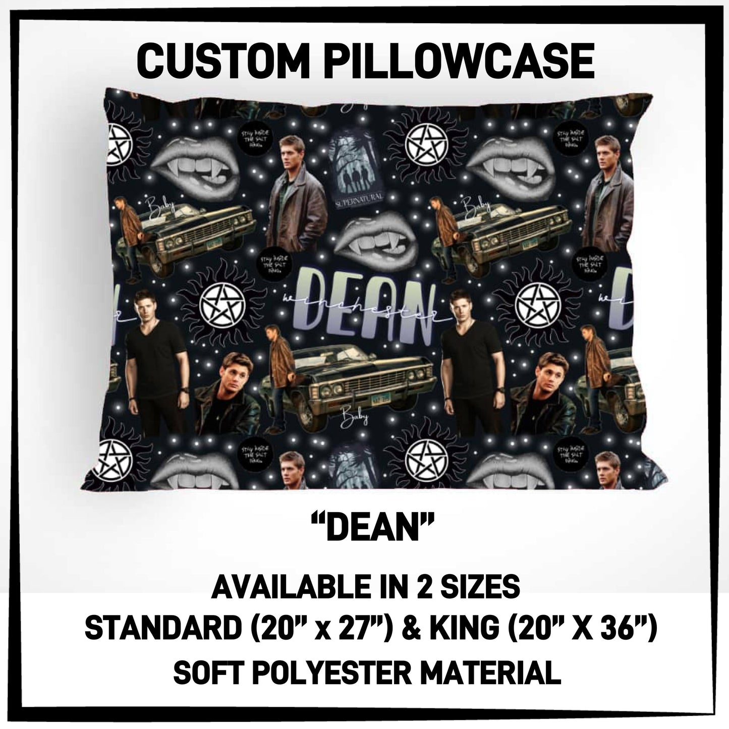 PC9S - Dean Pillowcase - Preorder ETA: Late Dec