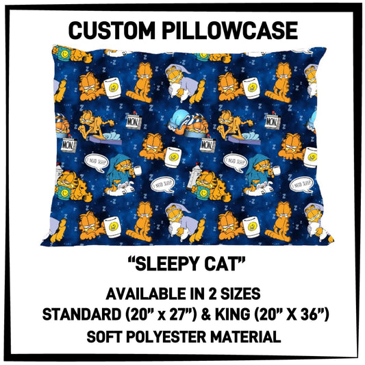 PC9S - Sleepy Cat Pillowcase - Preorder ETA: Late Dec
