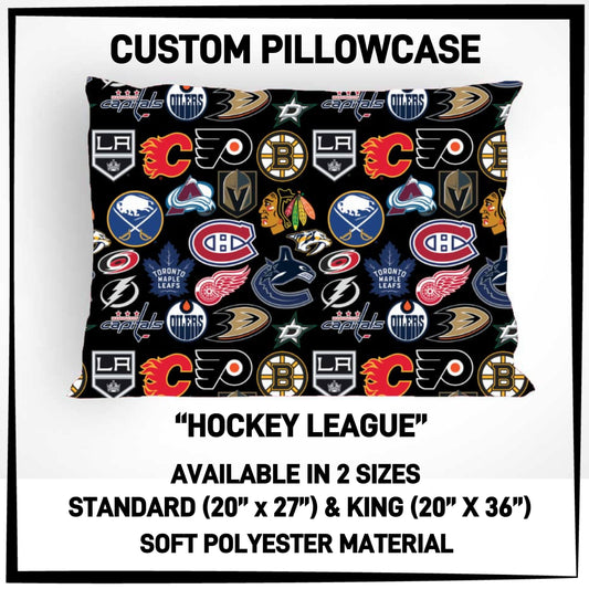 PC9S - Hockey League Pillowcase - Preorder ETA: Late Dec