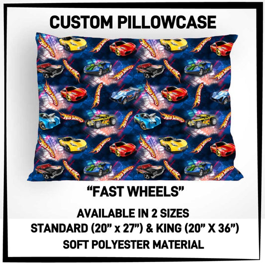 PC9S - Fast Wheels Pillowcase - Preorder ETA: Late Dec