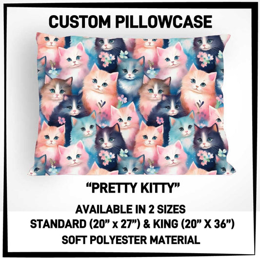 PC9S - Pretty Kitty Pillowcase - Preorder ETA: Late Dec