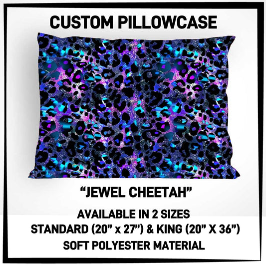 PC9S - Jewel Cheetah Pillowcase - Preorder ETA: Late Dec