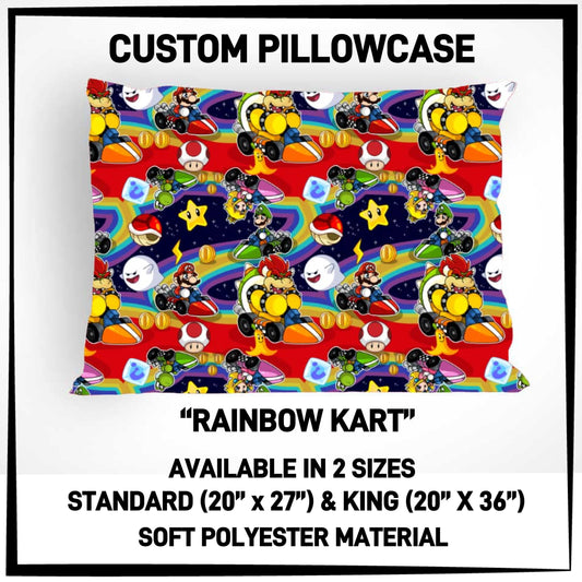 PC9S - Rainbow Kart Pillowcase - Preorder ETA: Late Dec