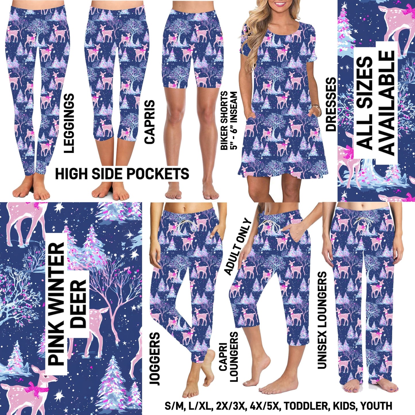 W1WH - Pink Winter Deer - Preorder ETA: Early Jan