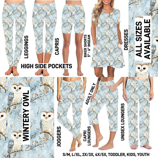 W1WH - Wintery Owl - Preorder ETA: Early Jan