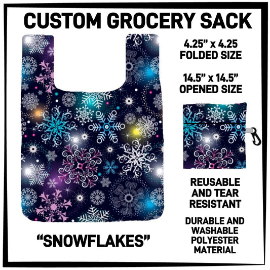 GS3K - Snowflakes Grocery Sack - Preorder ETA: Mid-Jan