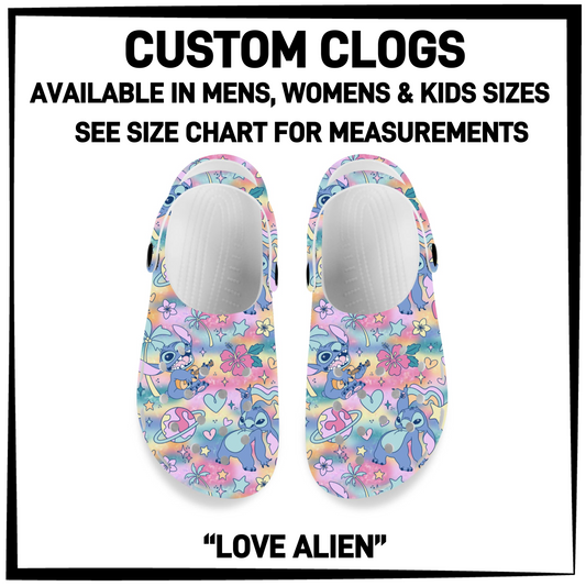 CM6C - Love Alien Custom Clogs - Preorder Closing 12/28 ETA: Late Feb