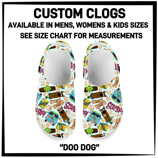 CM6C - Doo Dog Custom Clogs - Preorder Closing 12/28 ETA: Late Feb