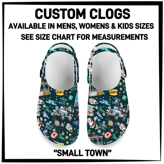 CM6C - Small Town Custom Clogs - Preorder Closing 12/28 ETA: Late Feb
