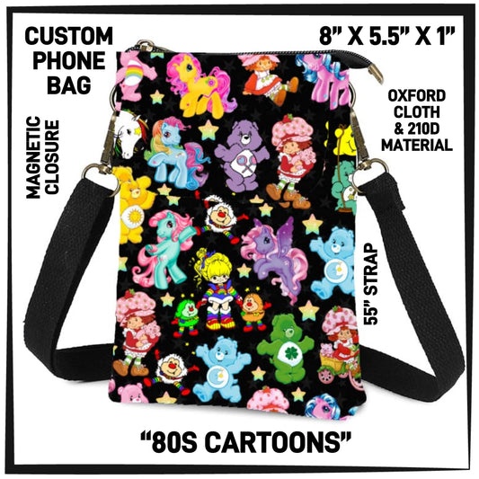 CP3H - 80s Cartoons Phone Bag - Preorder ETA: Mid-Oct