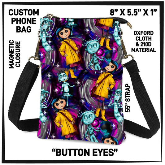 CP3H - Button Eyes Phone Bag - Preorder ETA: Mid-Oct